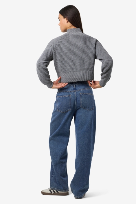 Noisy may nmdara l/s high neck knit fwd noos
